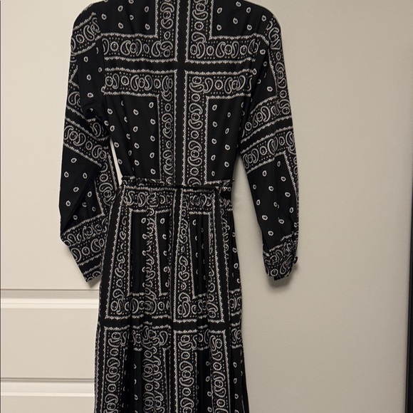 Hunter Bell Black and White Hattie Aces Wild Black Dress - Picture 5 of 6